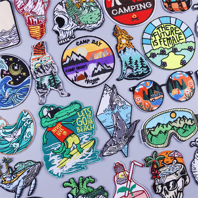 Outdoor Adventure And Travel Show - Pakaian Berselancar Travel Patch Termoperekat Petualangan