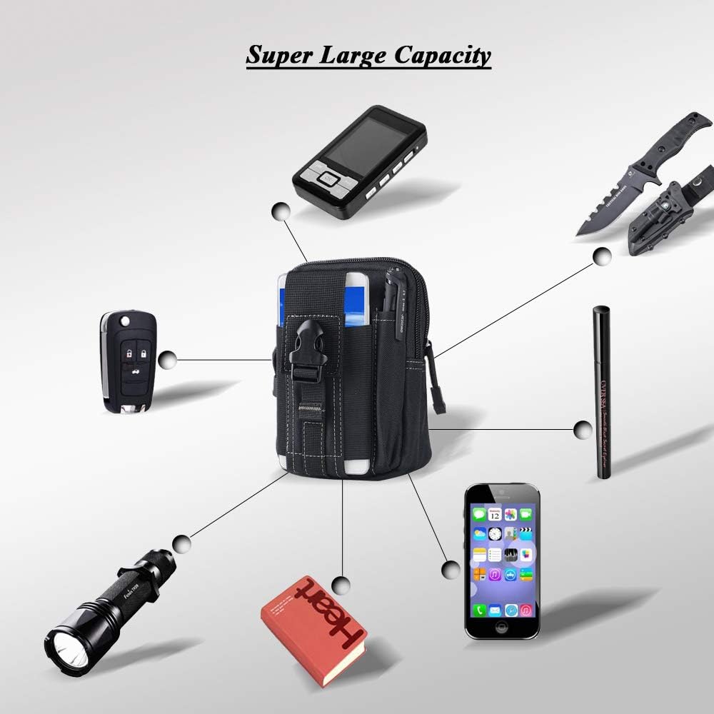 Kantong Sabuk Molle Taktis Tas - Outdoor Adventurer ulasan dan harga