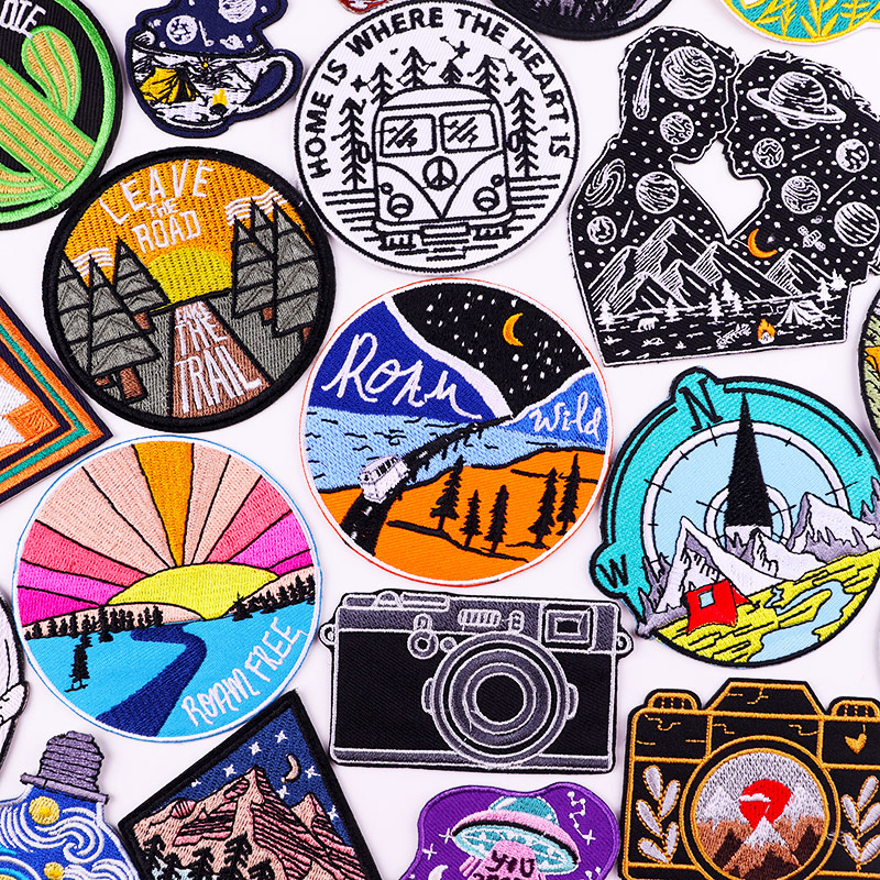 Besi Pada Patch DIY Perjalanan - Outdoor Adventure And Travel Show ulasan dan harga