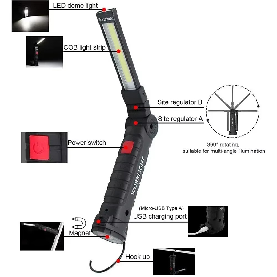 Senter LED Portabel dengan Kai - Outdoor Adventurer ulasan dan harga