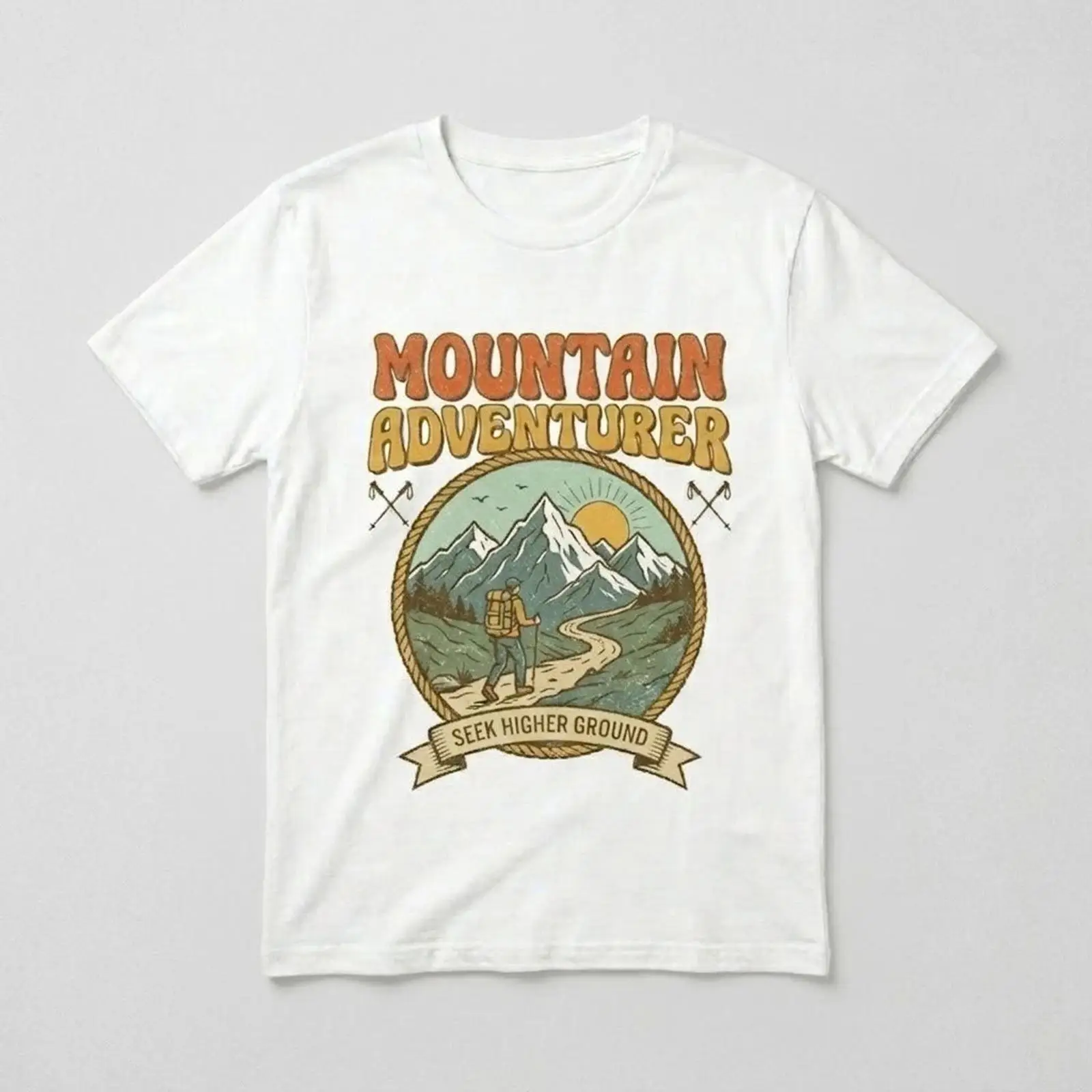 Kaos Petualang Gunung Vintage  - Outdoor Adventure Wear ulasan dan harga