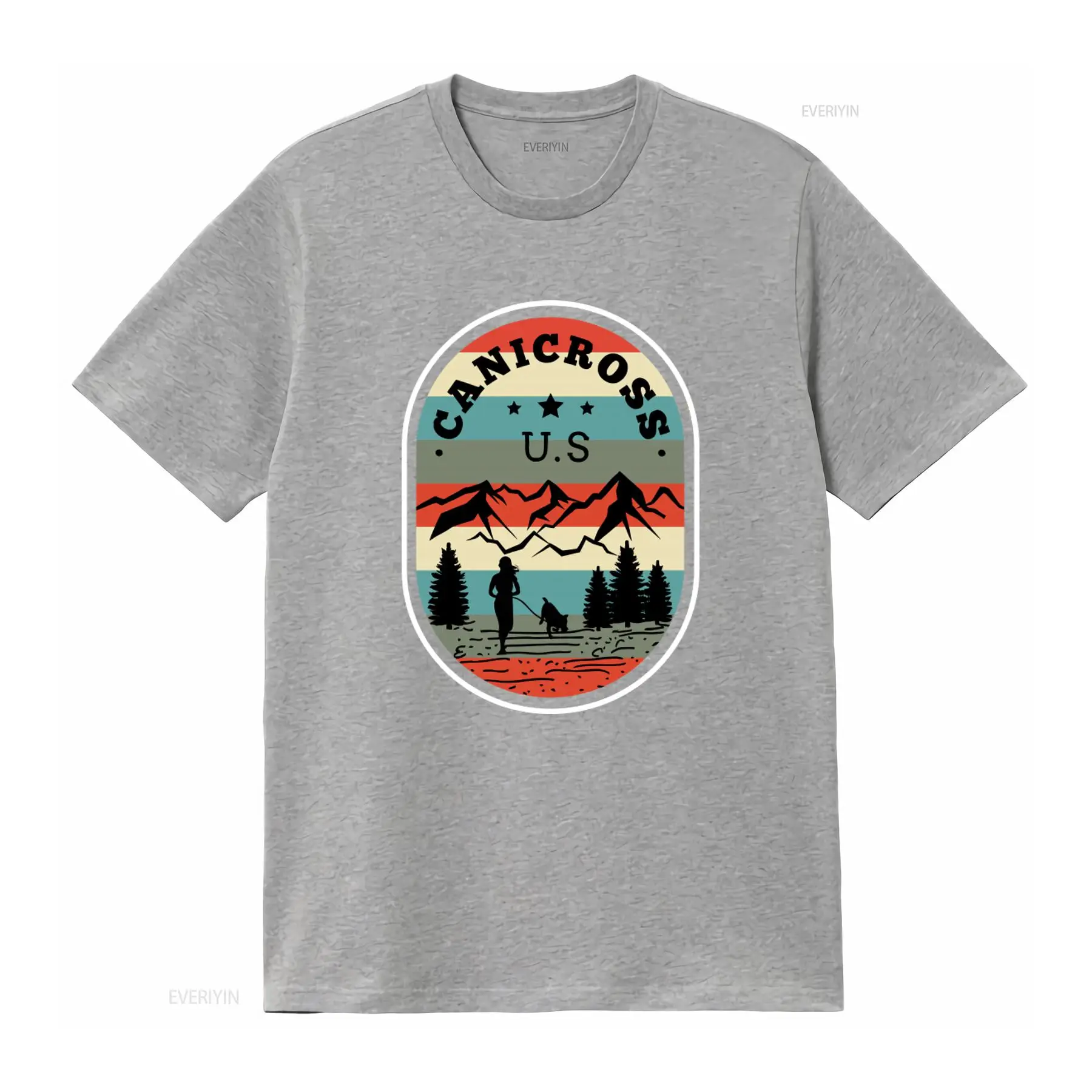 Kaos U S Canicross Trail Runni - Outdoor Adventure Wear ulasan dan harga